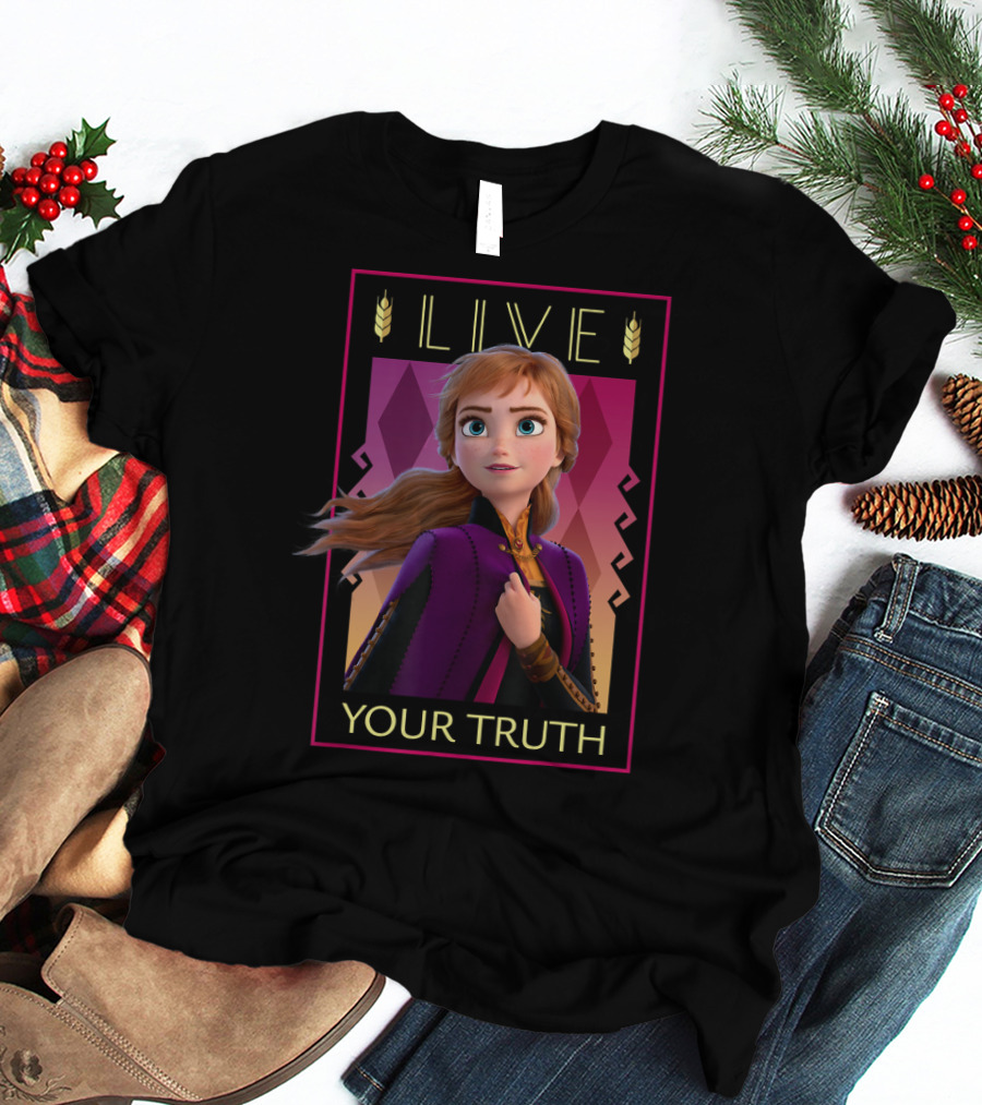 Disney Frozen 2 Anna Live Your Truth T-Shirt