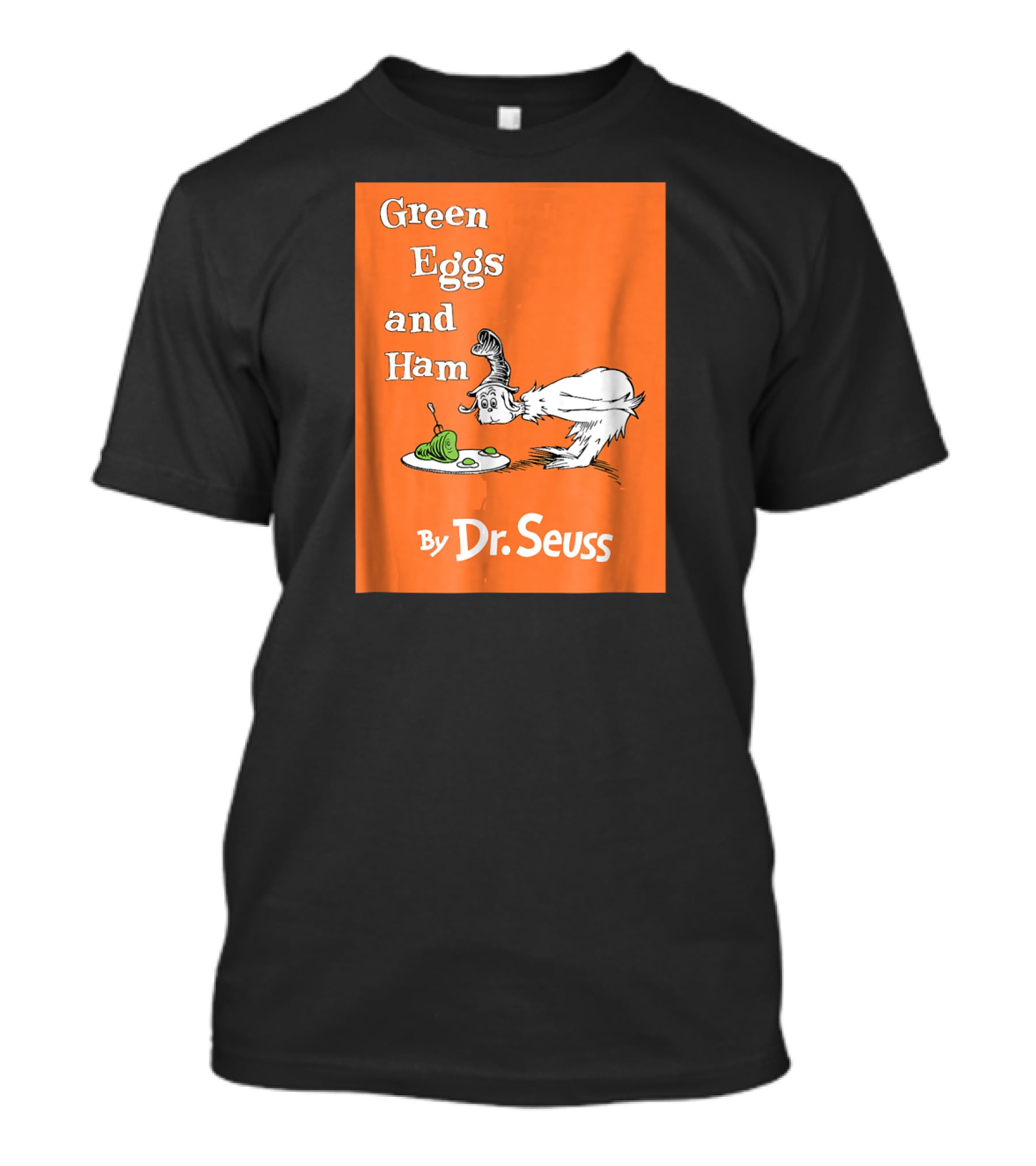 Dr. Seuss Green Eggs And Ham By Dr. Seuss Book Cover T-Shirt