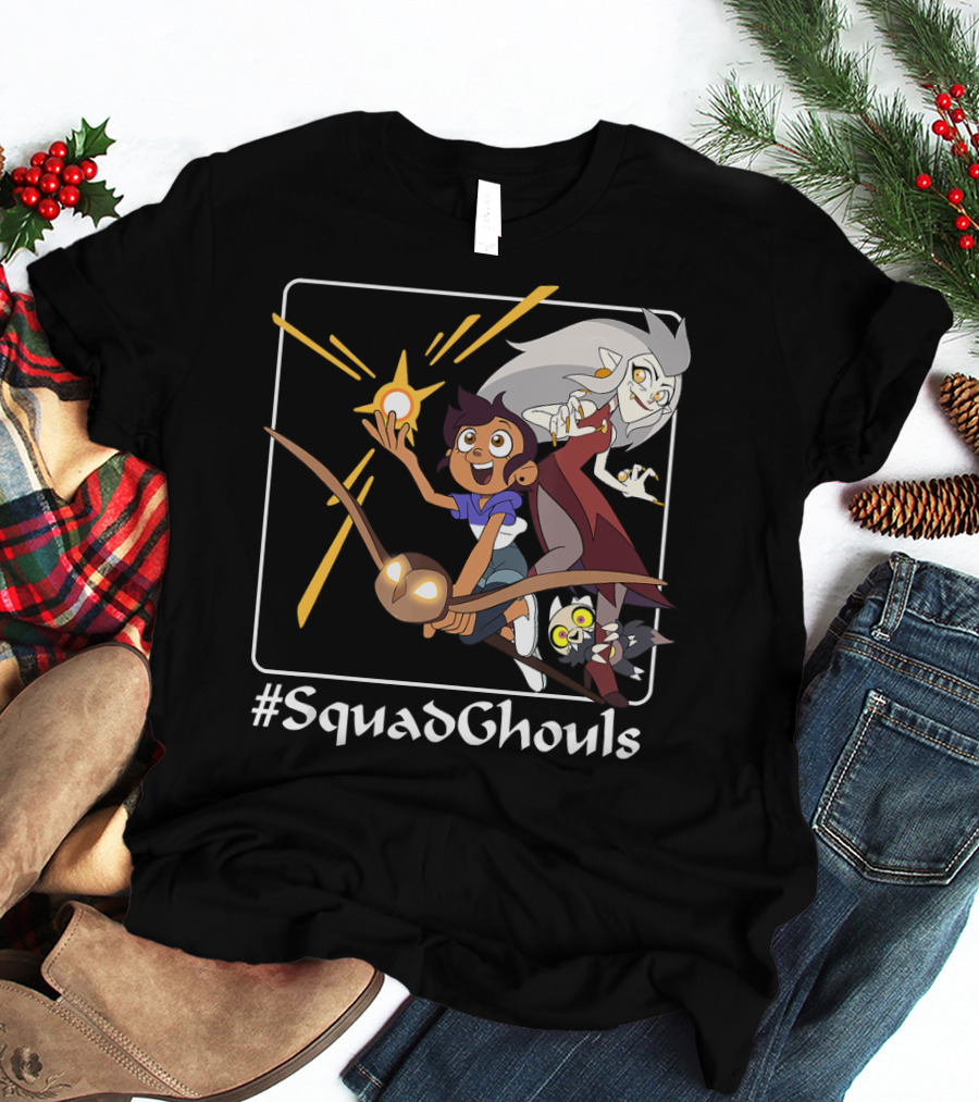The Owl House SquadGhouls Disney Channel Luz Eda King T-Shirt