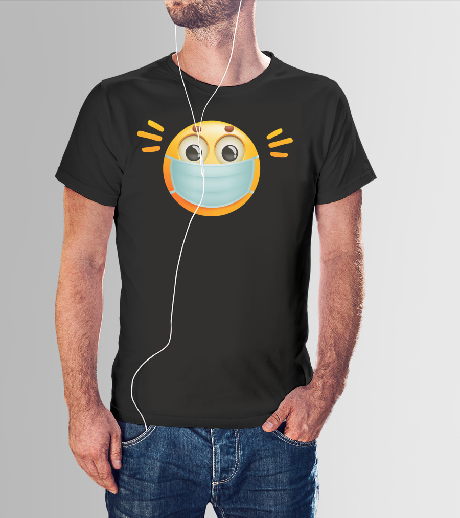 Face Mask Emoji Surgical Health T-Shirt