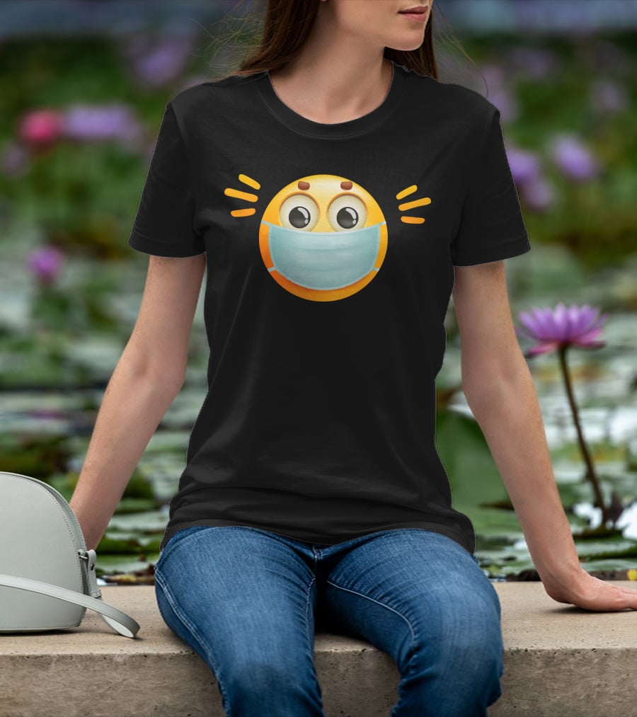 Face Mask Emoji Surgical Health T-Shirt