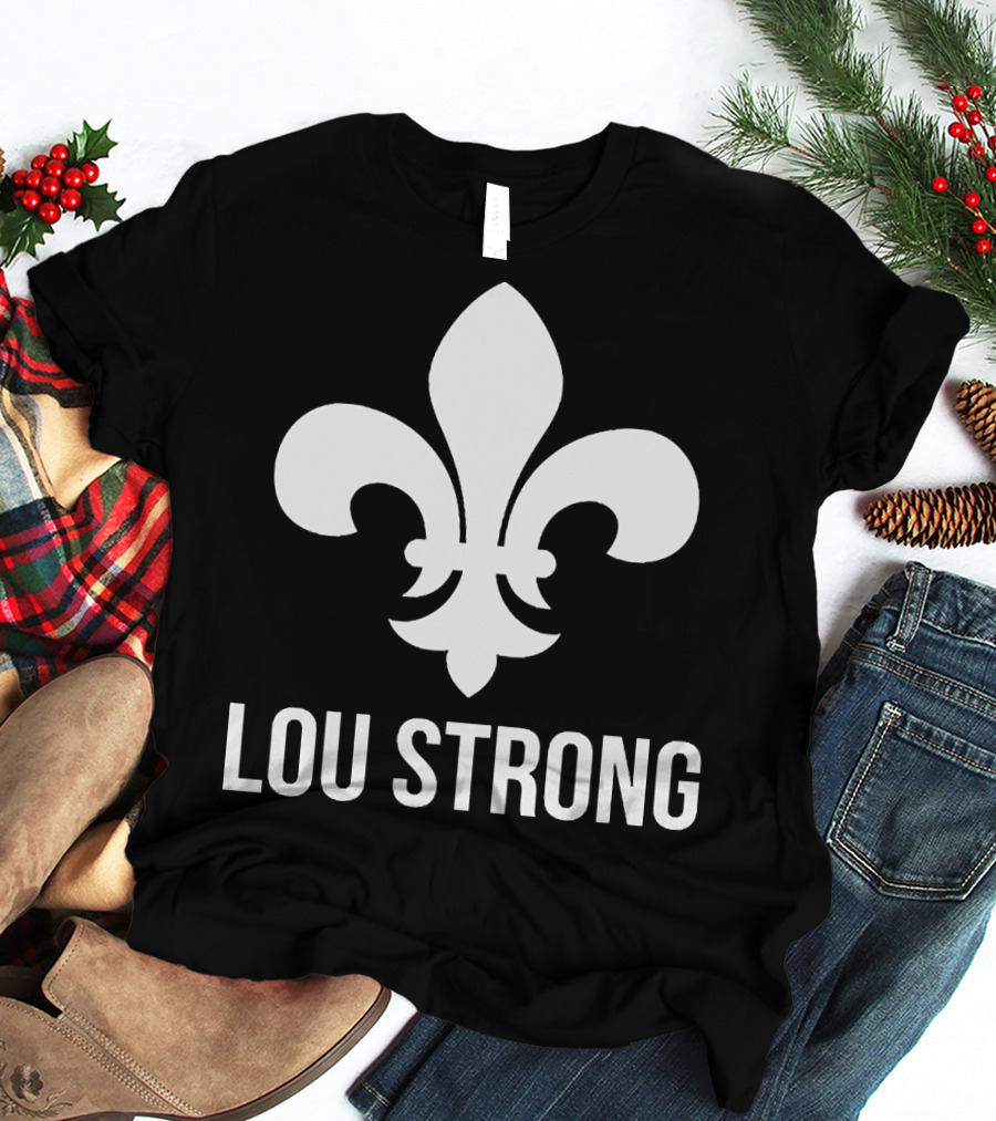 LOU STRONG Fleur-de-Lis T-Shirt