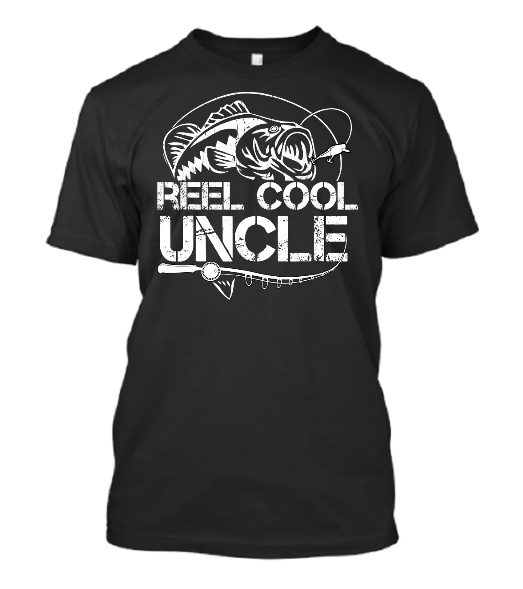 Reel Cool Uncle Fishing Dad Daddy T-Shirt