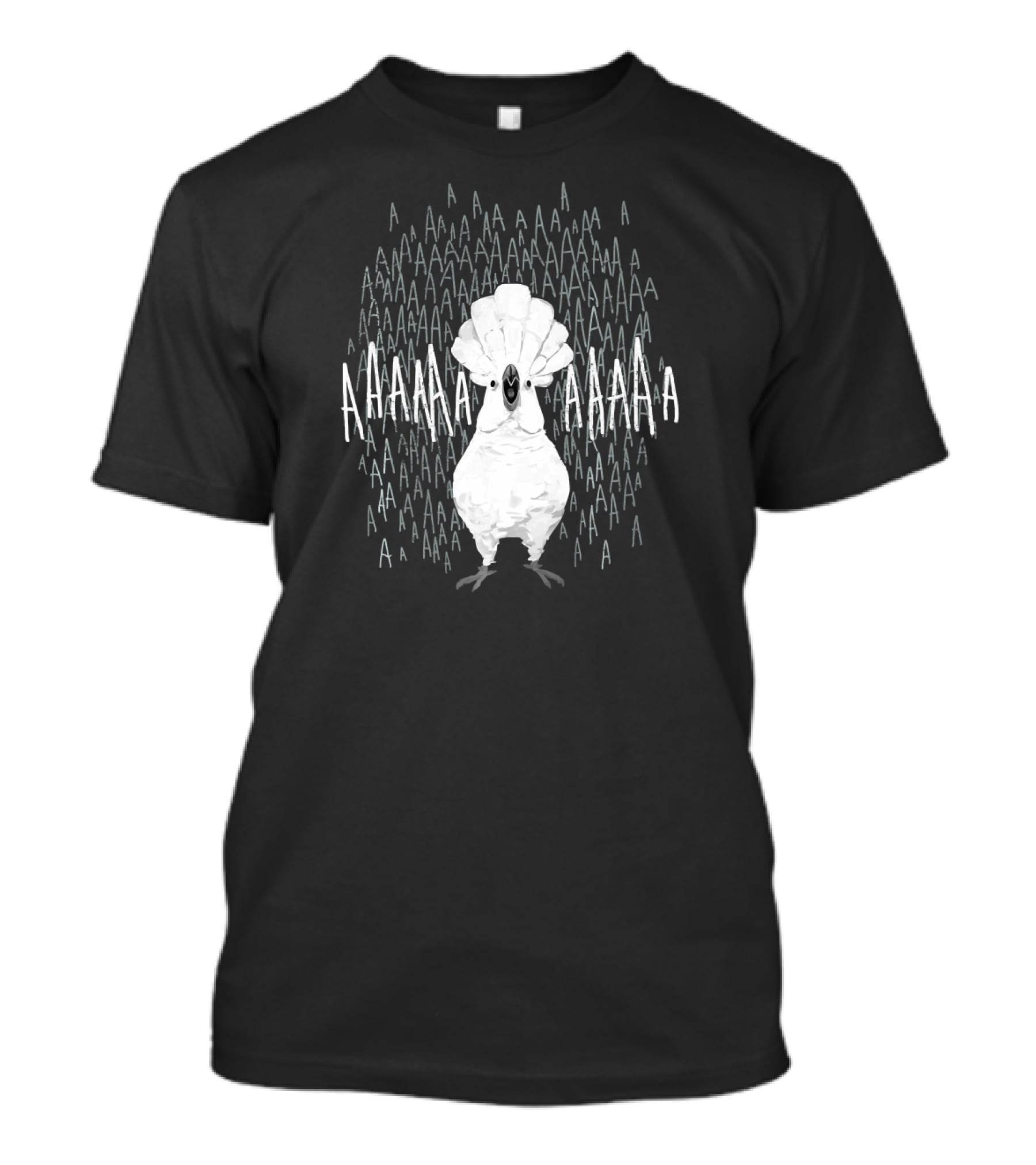 Screaming Cockatoo With AAAAAAH T-Shirt