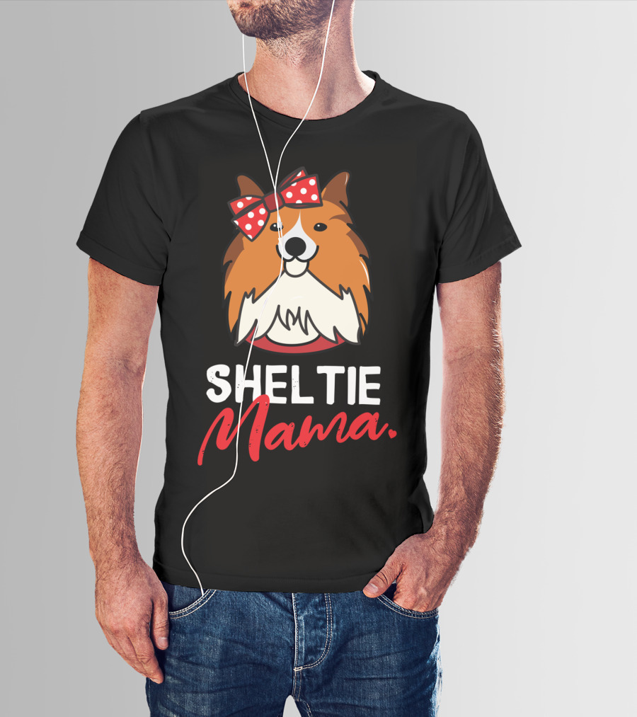 Sheltie Mama Shetland Sheepdog Mom T-Shirt