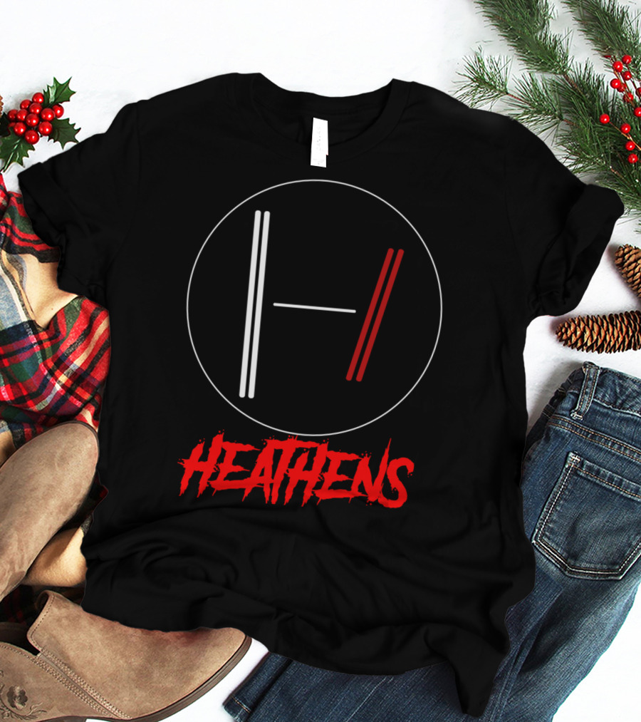 Twenty One Pilots Heathens Logo Circle T-Shirt