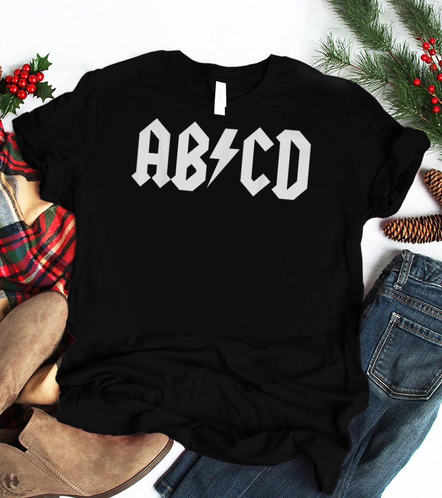 ABCD Boys Girls Teachers Rock Back T-Shirt