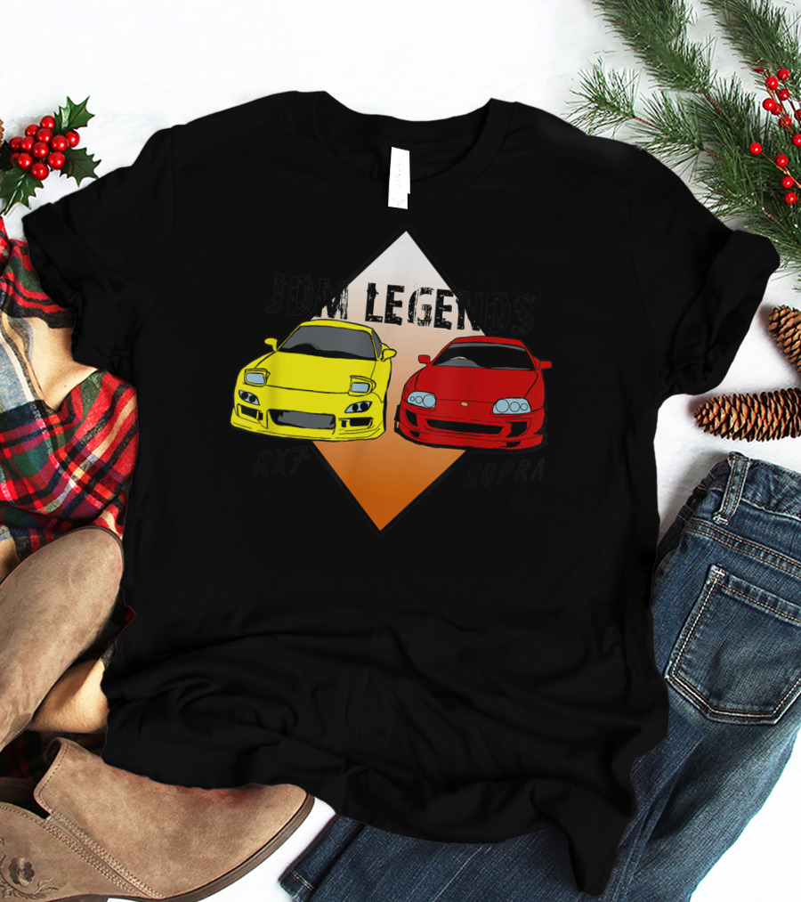 JDM Legends RX7 Supra Turbo Classic Cars T-Shirt
