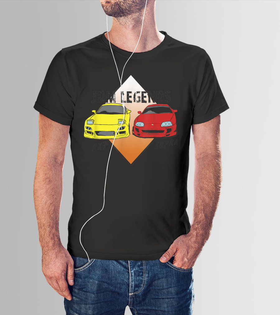 JDM Legends RX7 Supra Turbo Classic Cars T-Shirt