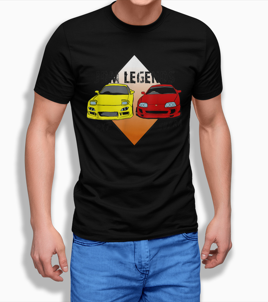JDM Legends RX7 Supra Turbo Classic Cars T-Shirt