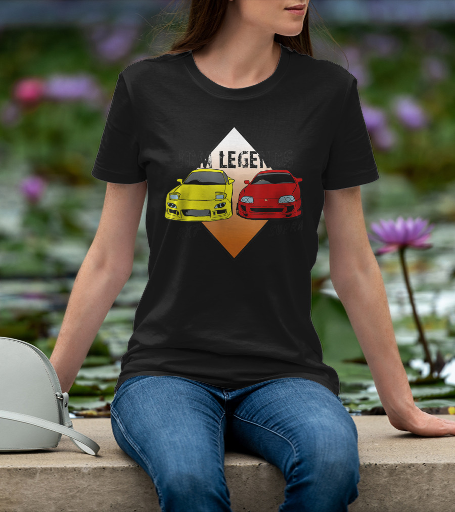 JDM Legends RX7 Supra Turbo Classic Cars T-Shirt
