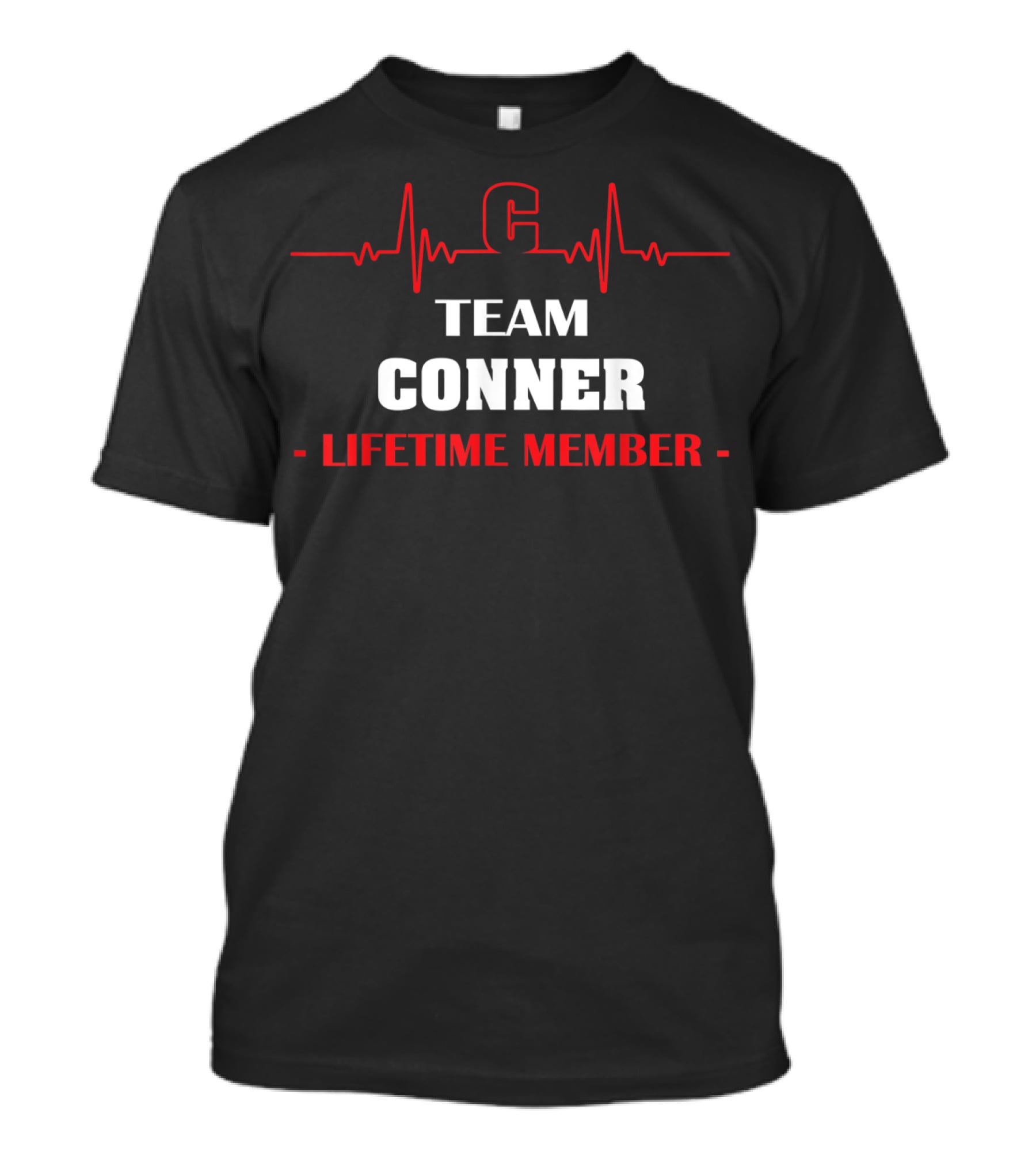 Team Conner Lifetime Member Heartbeat T-Shirt