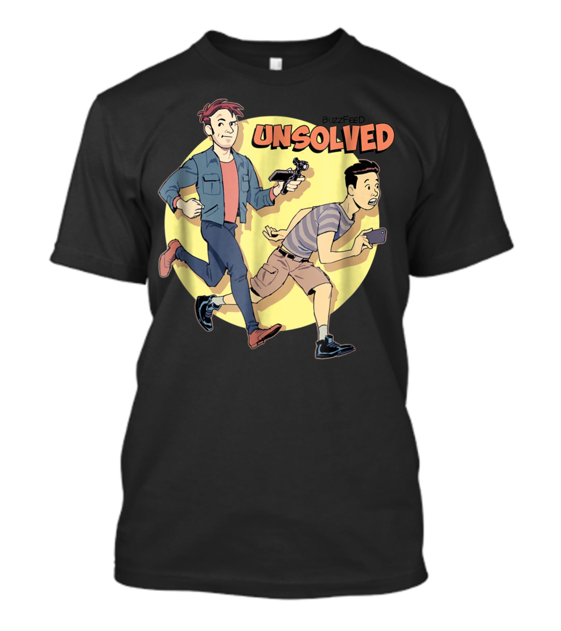 BuzzFeed Unsolved Saturday Morning Adventure Icons T-Shirt