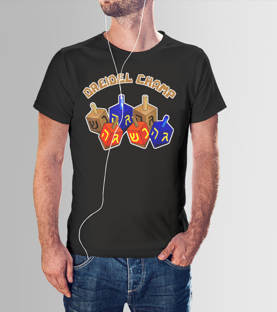 Dreidel Champ Hanukkah Day T-Shirt