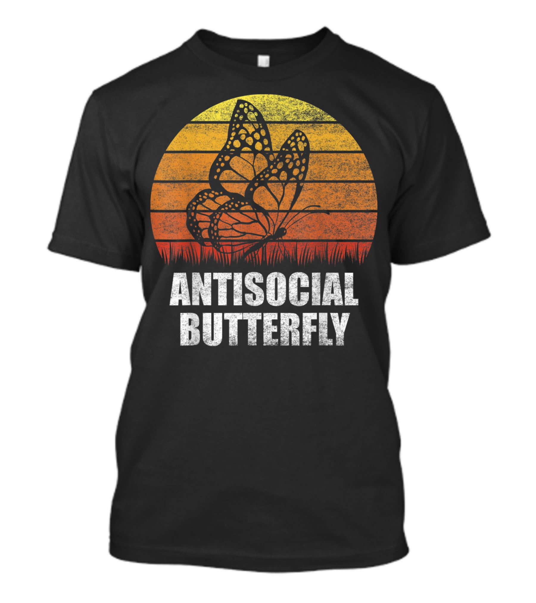 Antisocial Butterfly Classic Vintage Sunset T-Shirt
