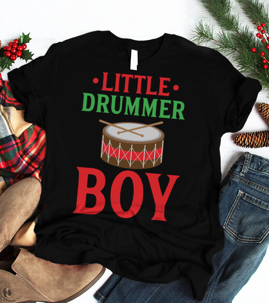Little Drummer Boy Classic Christmas Drum T-Shirt