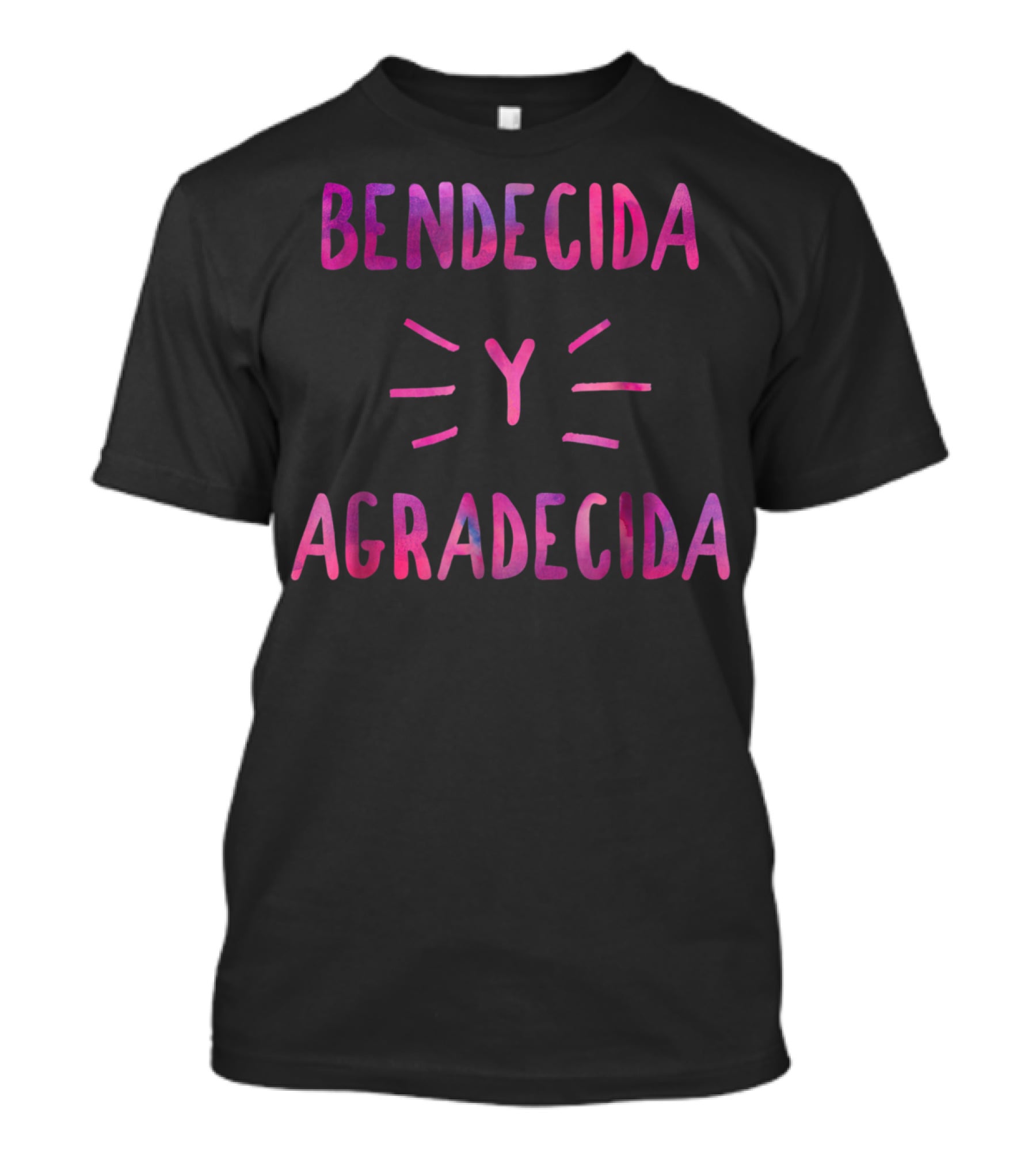 Bendecida Y Agradecida Christian T-Shirt