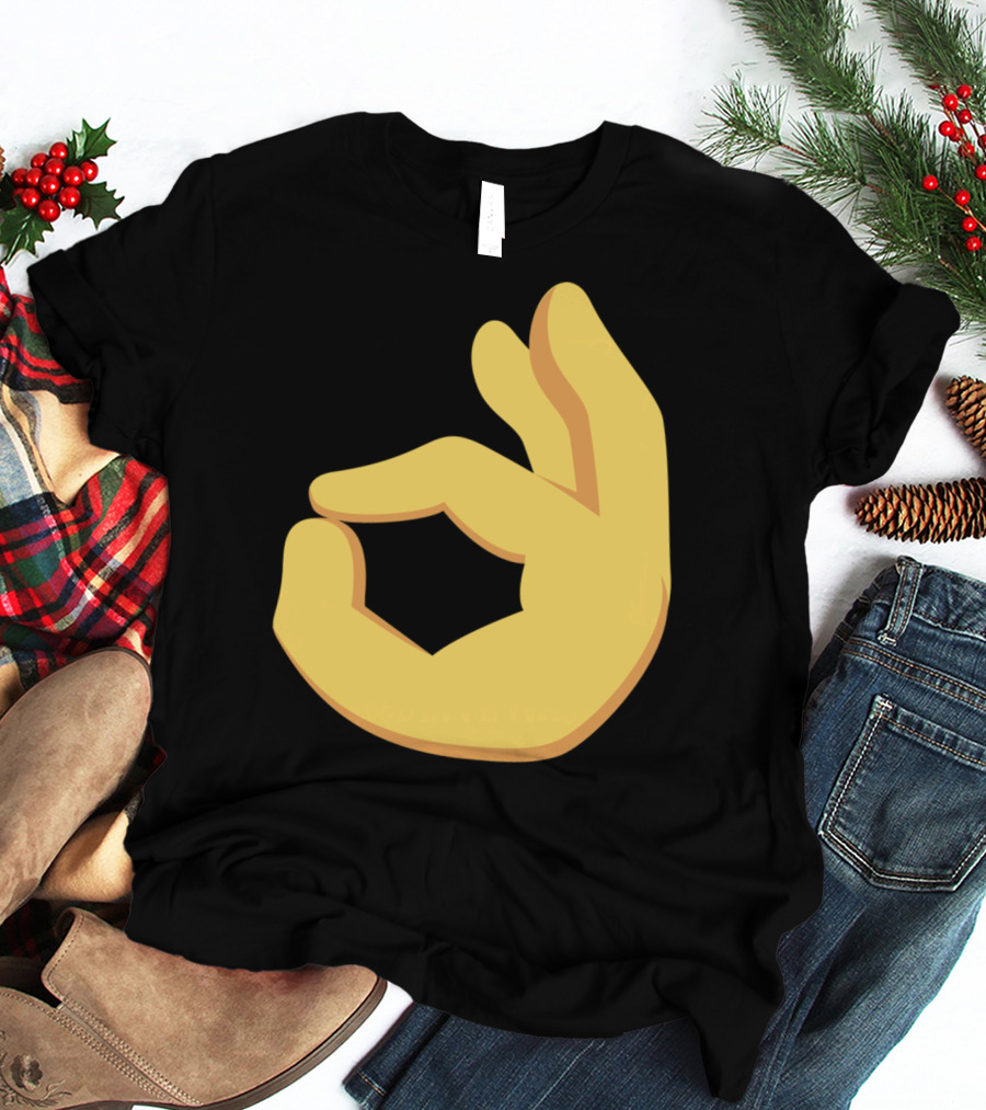 Emoji Ok Hand Sign Okay Yes Dank T-Shirt