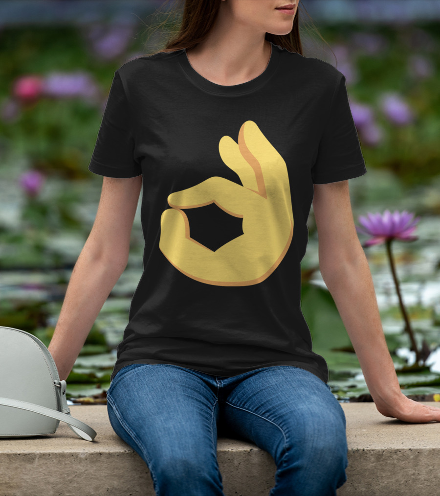 Emoji Ok Hand Sign Okay Yes Dank T-Shirt