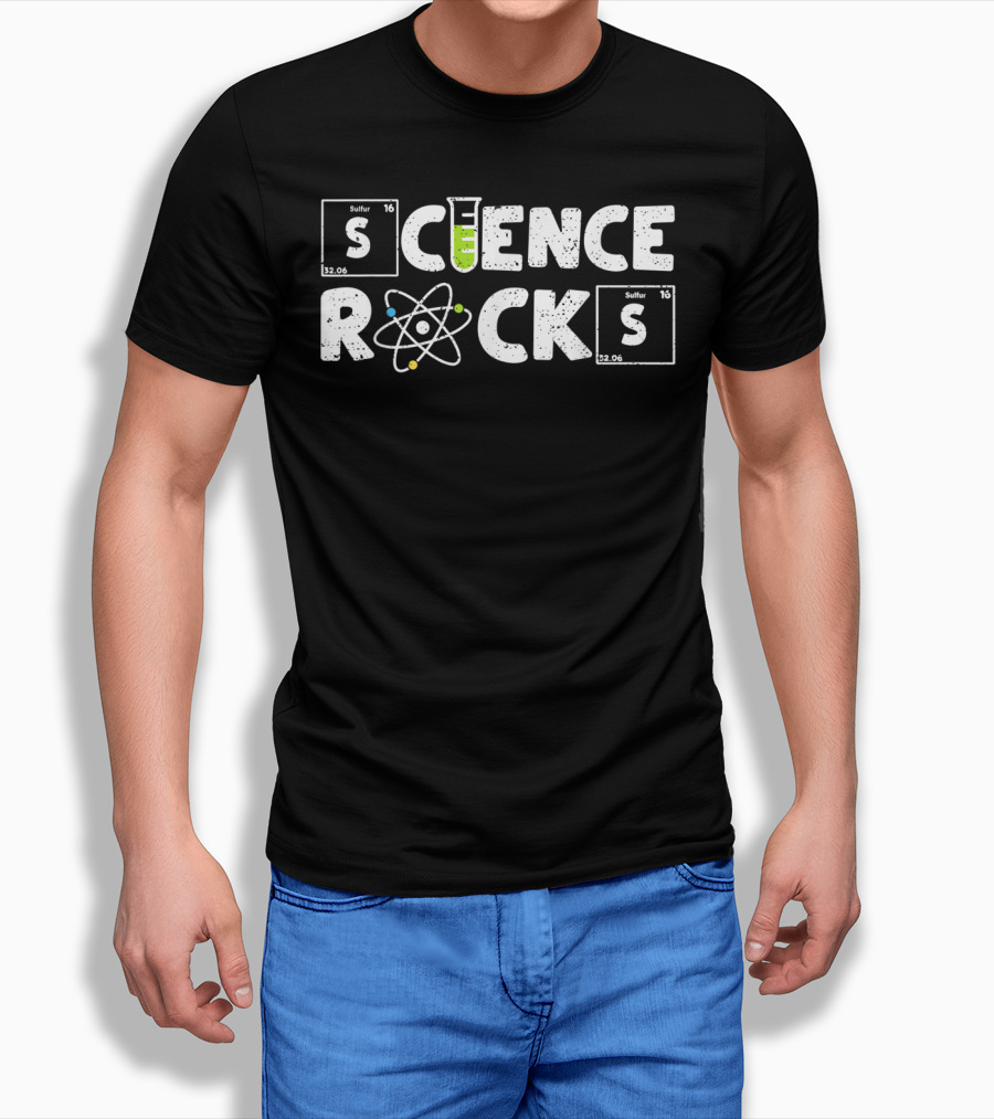 Science Rocks Teacher Scientist Sulfur Humor T-Shirt