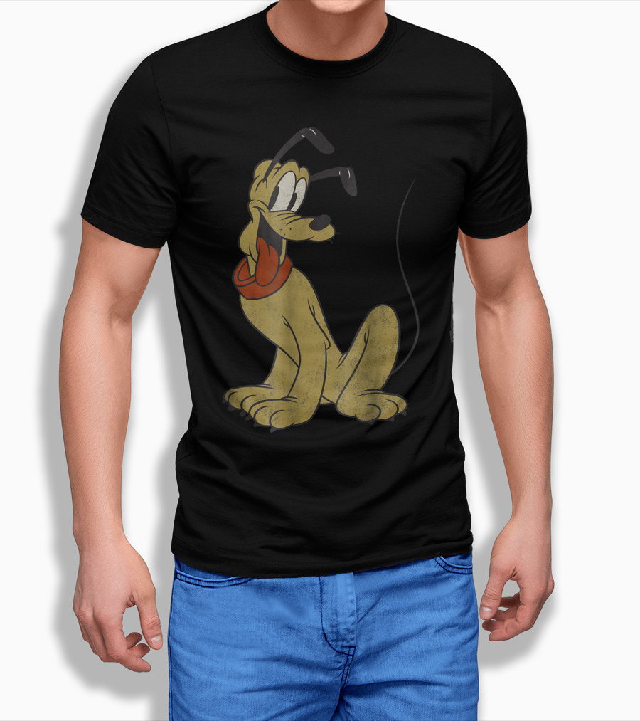 Disney Vintage Style Pluto Character T-Shirt