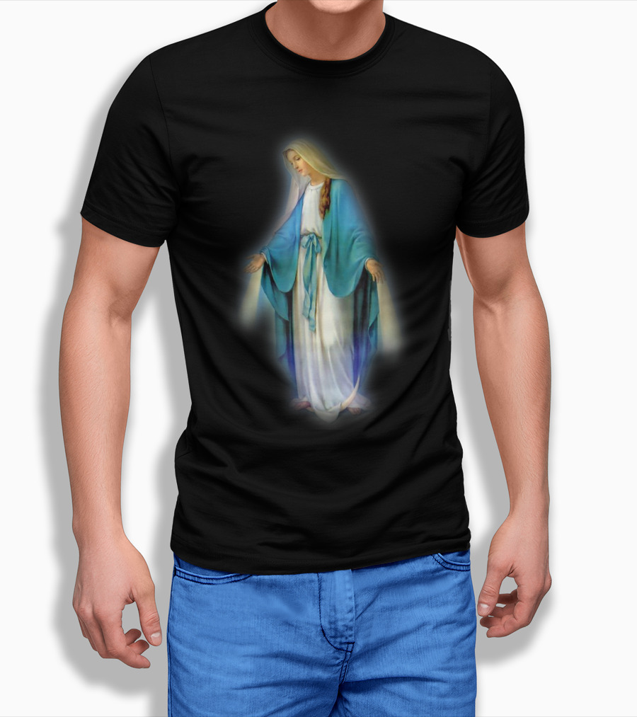 Catholic Blessed Mother Mary Iconic T-Shirt