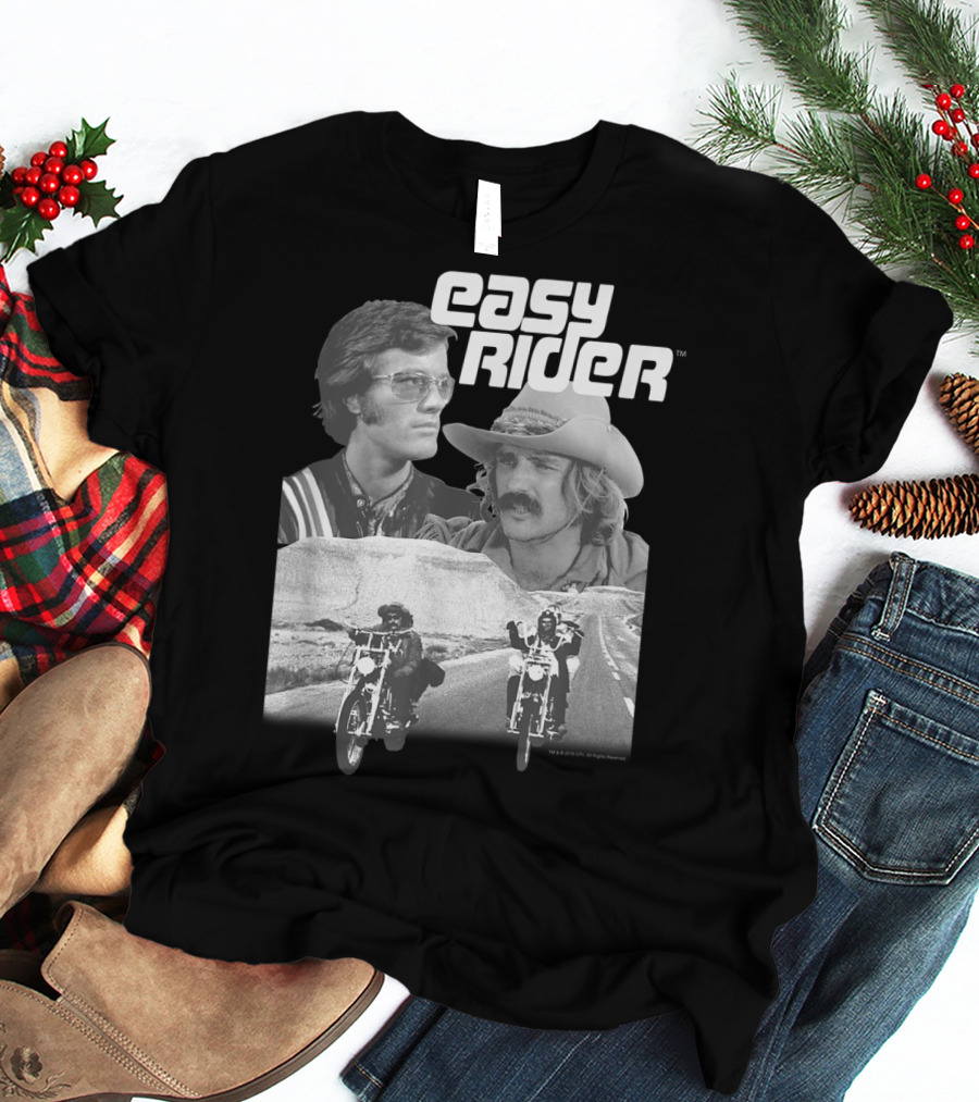Easy Rider Fonda Hopper Motorcycles Road Adventure T-Shirt