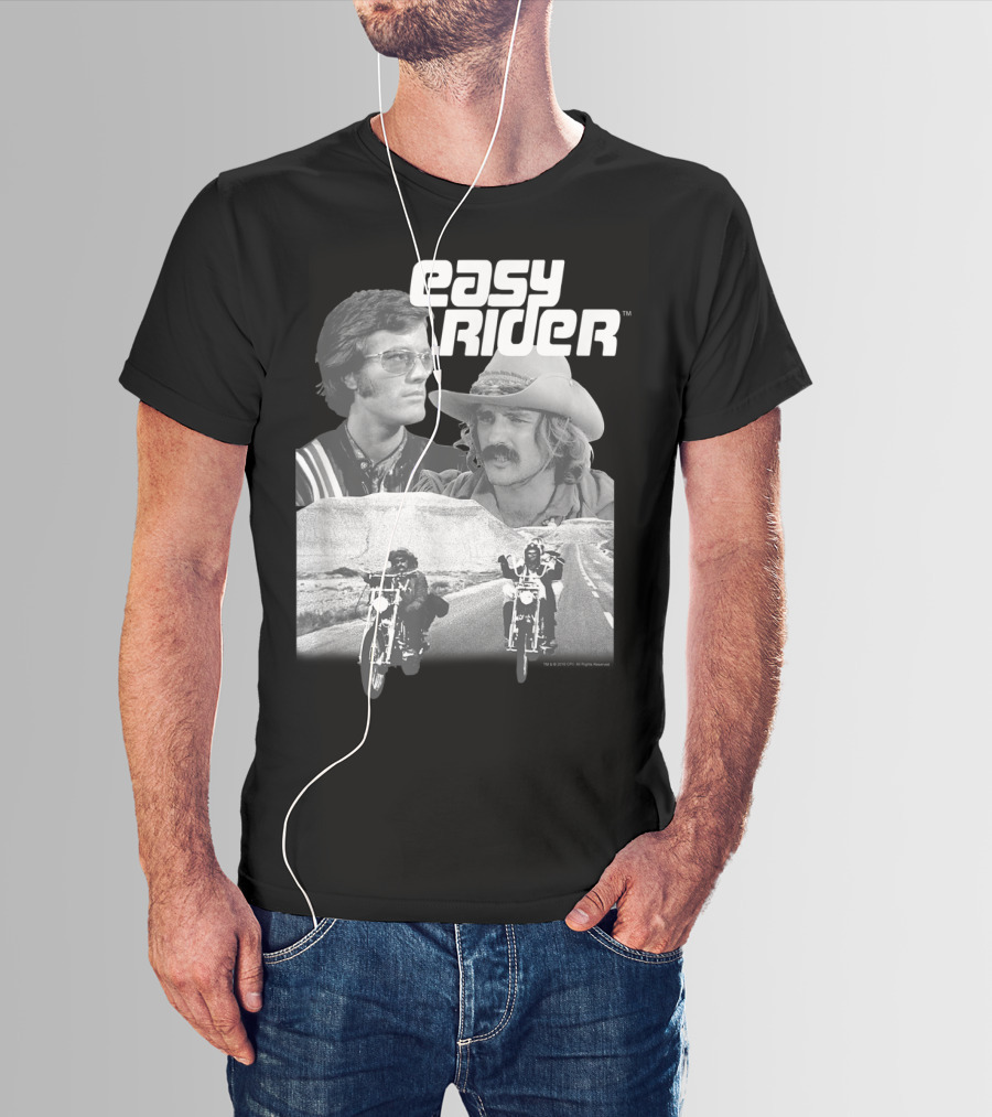 Easy Rider Fonda Hopper Motorcycles Road Adventure T-Shirt