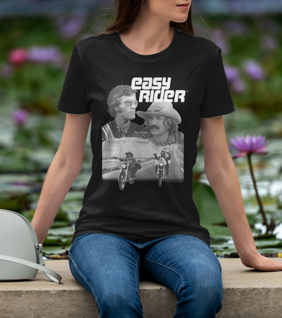 Easy Rider Fonda Hopper Motorcycles Road Adventure T-Shirt