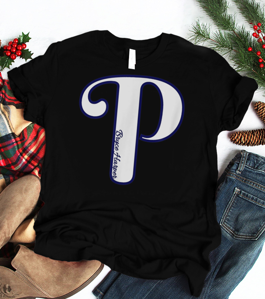 Bryce Harper Philadelphia Baseball Logo P T-Shirt