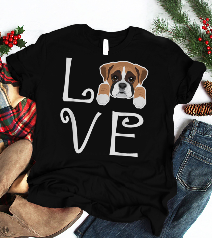 Boxer Love Dog Owner Puppy T-Shirt