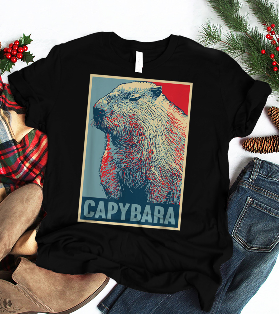 Capybara Funny Vegan Animal Lovers T-Shirt