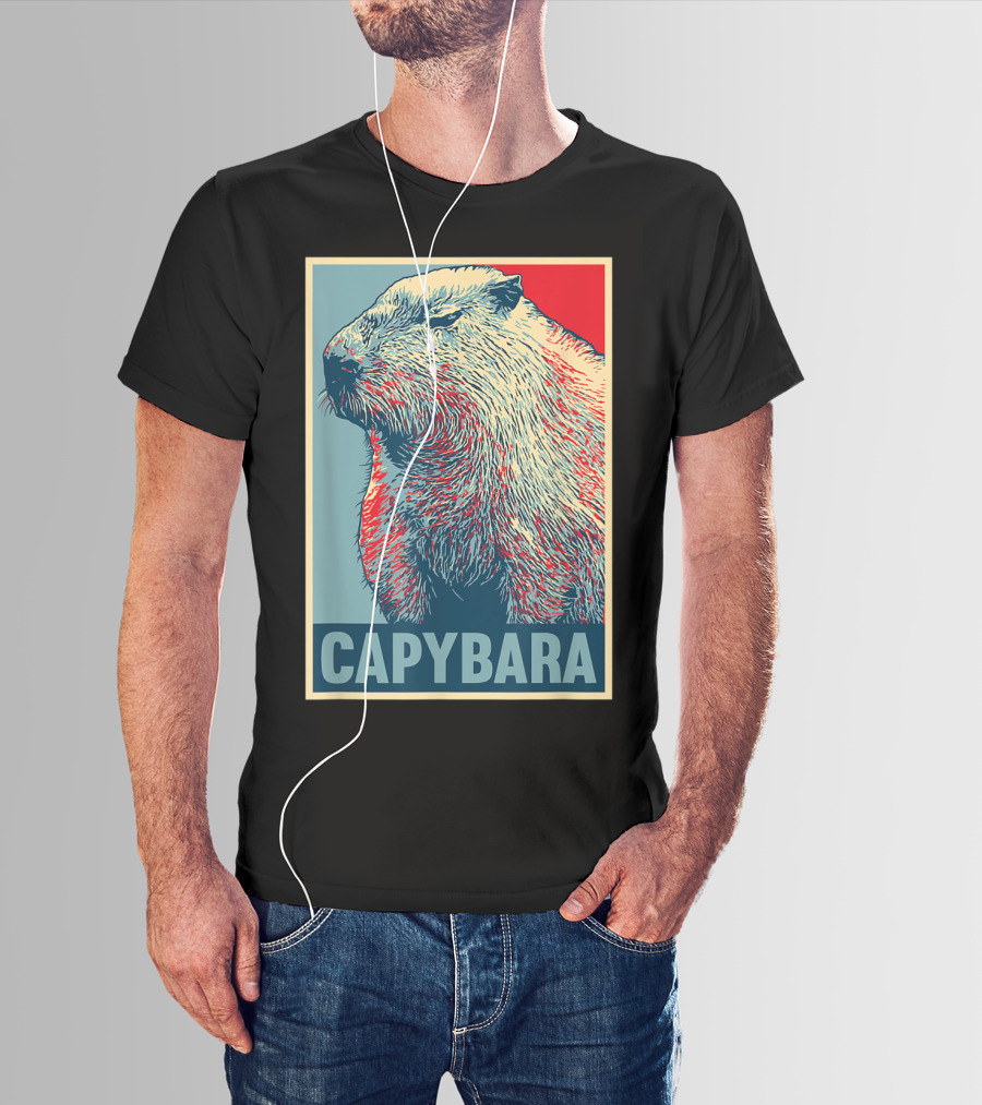 Capybara Funny Vegan Animal Lovers T-Shirt