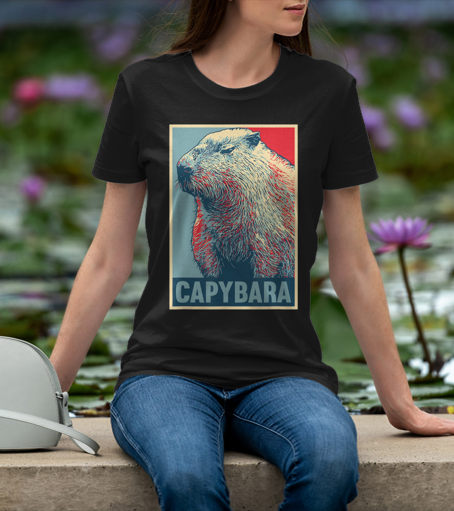 Capybara Funny Vegan Animal Lovers T-Shirt