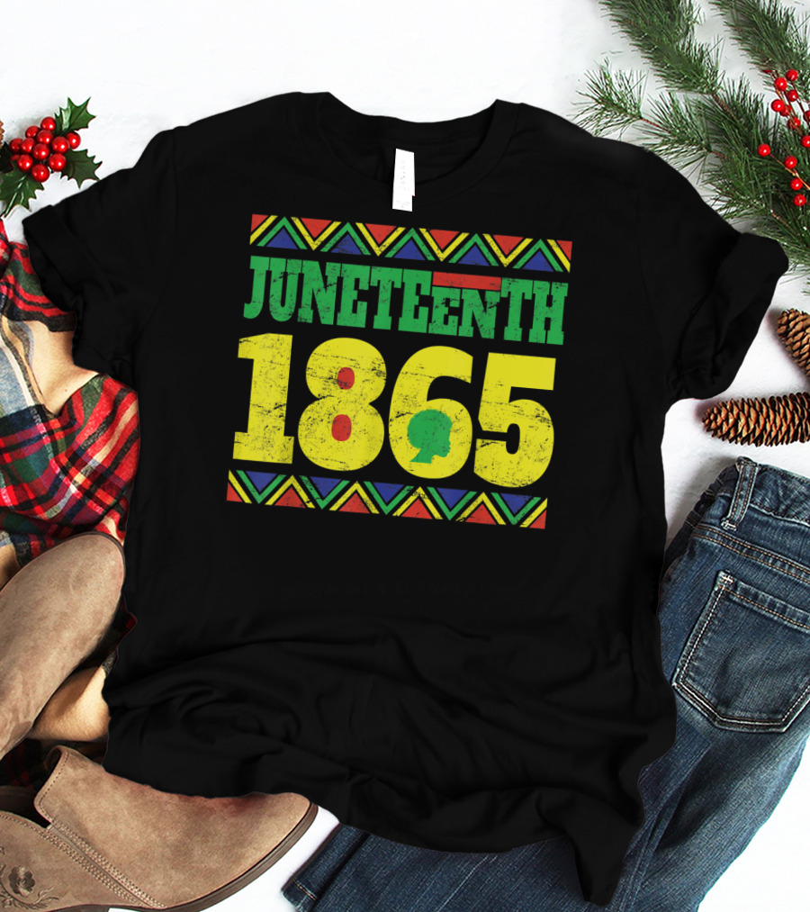 Juneteenth 1865 African Colors T-Shirt