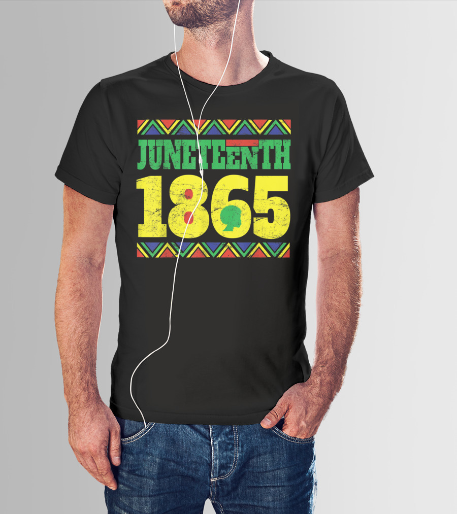 Juneteenth 1865 African Colors T-Shirt
