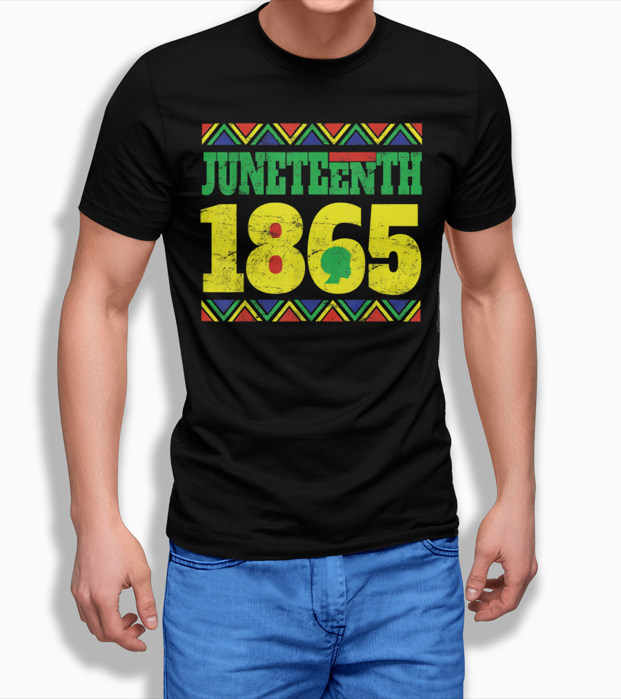 Juneteenth 1865 African Colors T-Shirt