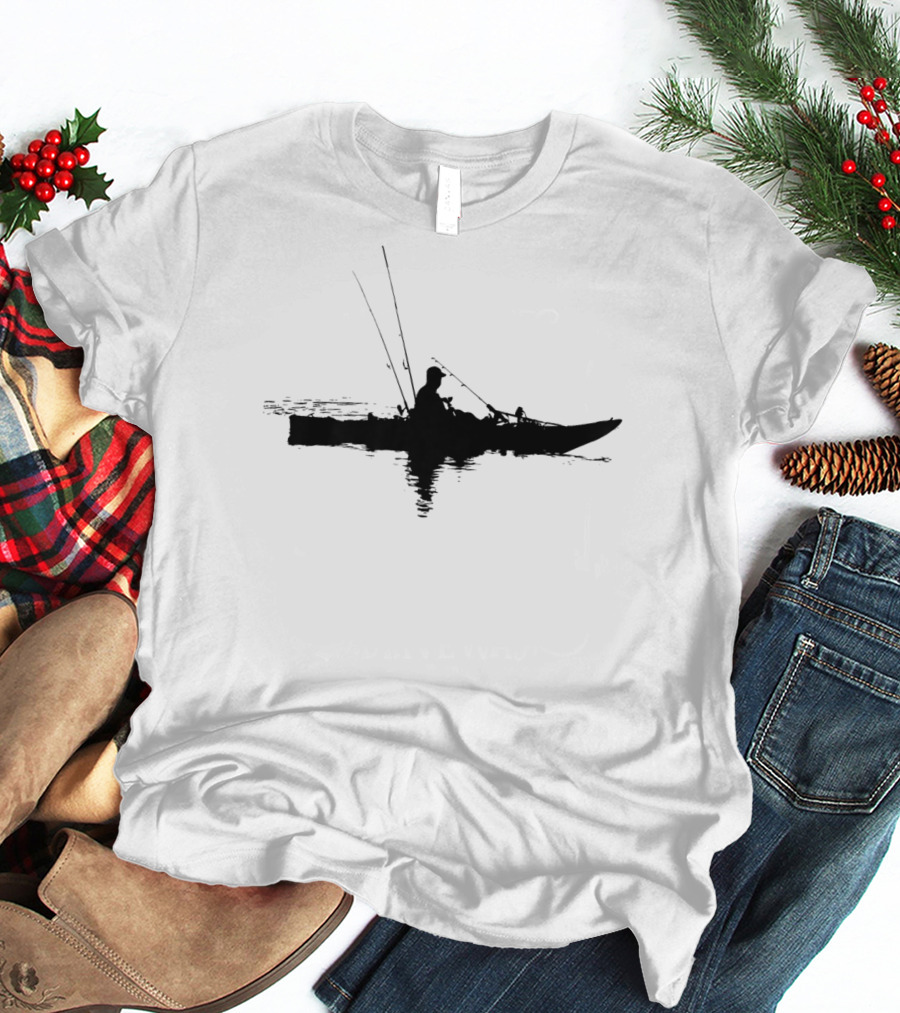Kayak Fishing Adventure On Calm Waters T-Shirt