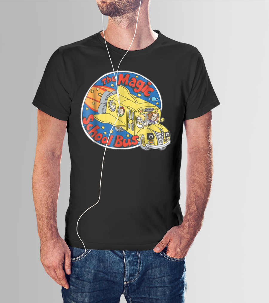 The Magic School Bus Wahoo Adventure Stars And Planets T-Shirt