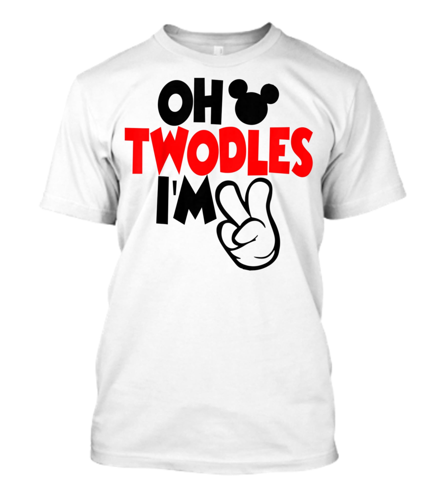 Oh Twodles I'm Two Year Old Birthday T-Shirt