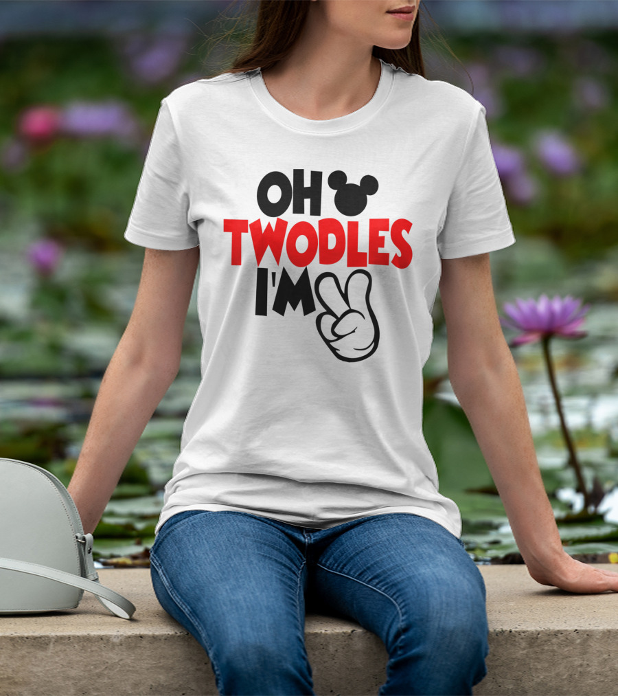 Oh Twodles I'm Two Year Old Birthday T-Shirt