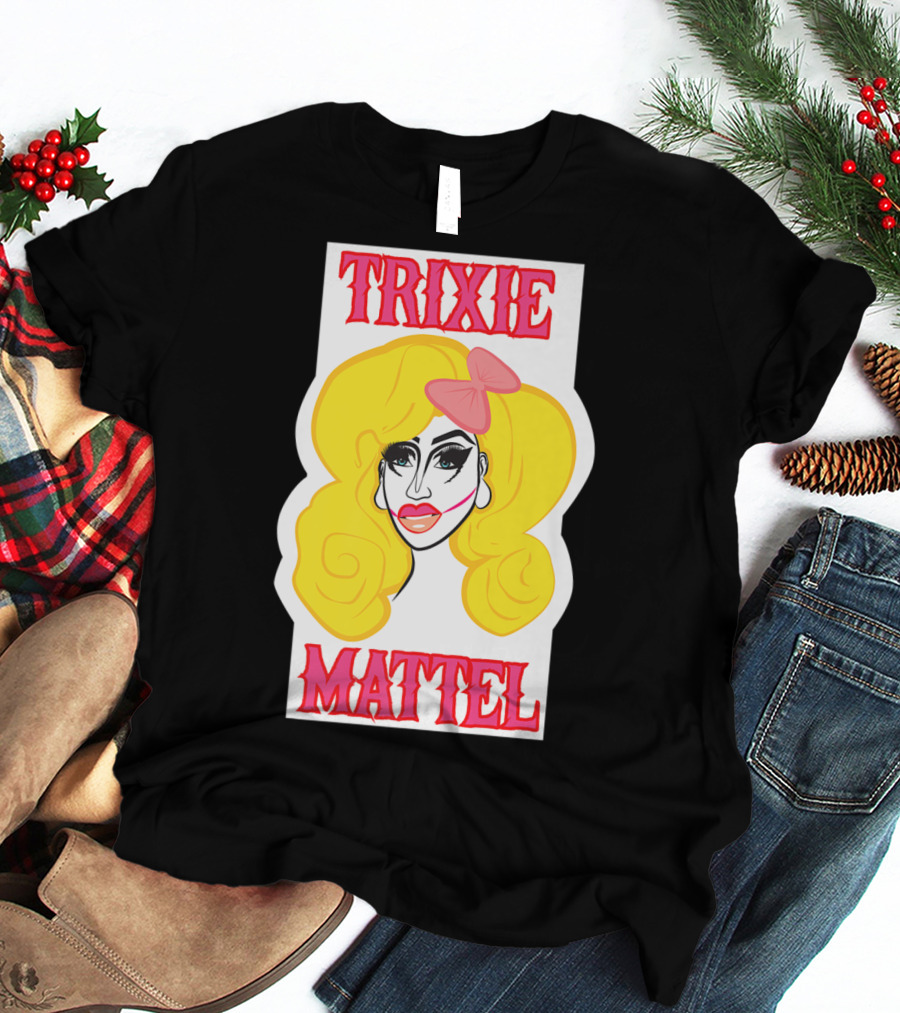 Trixie Mattel Drag Merch Skinny Legend Bow T-Shirt