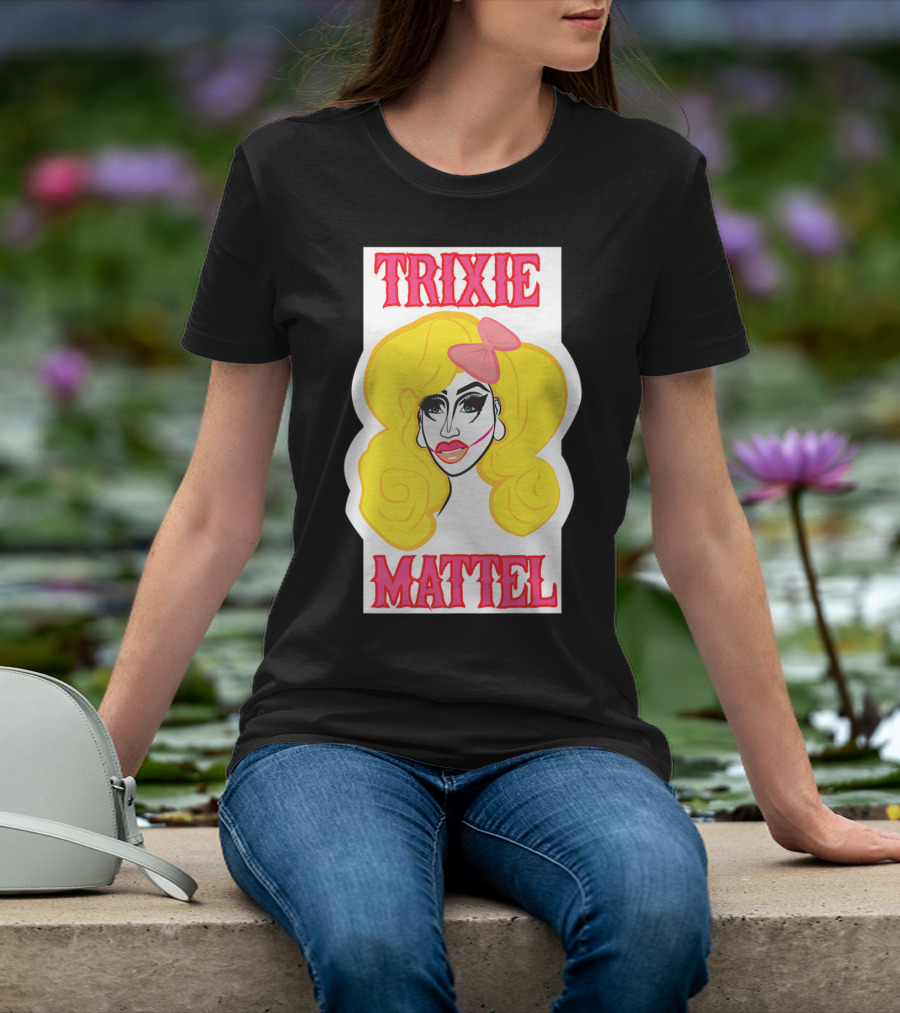 Trixie Mattel Drag Merch Skinny Legend Bow T-Shirt