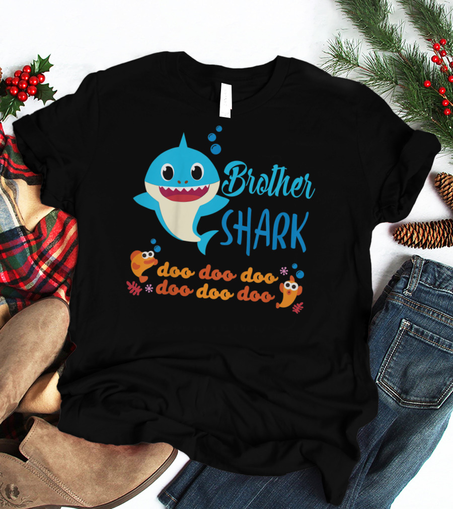 Brother Shark Doo Doo Doo Kids Baby Shark T-Shirt