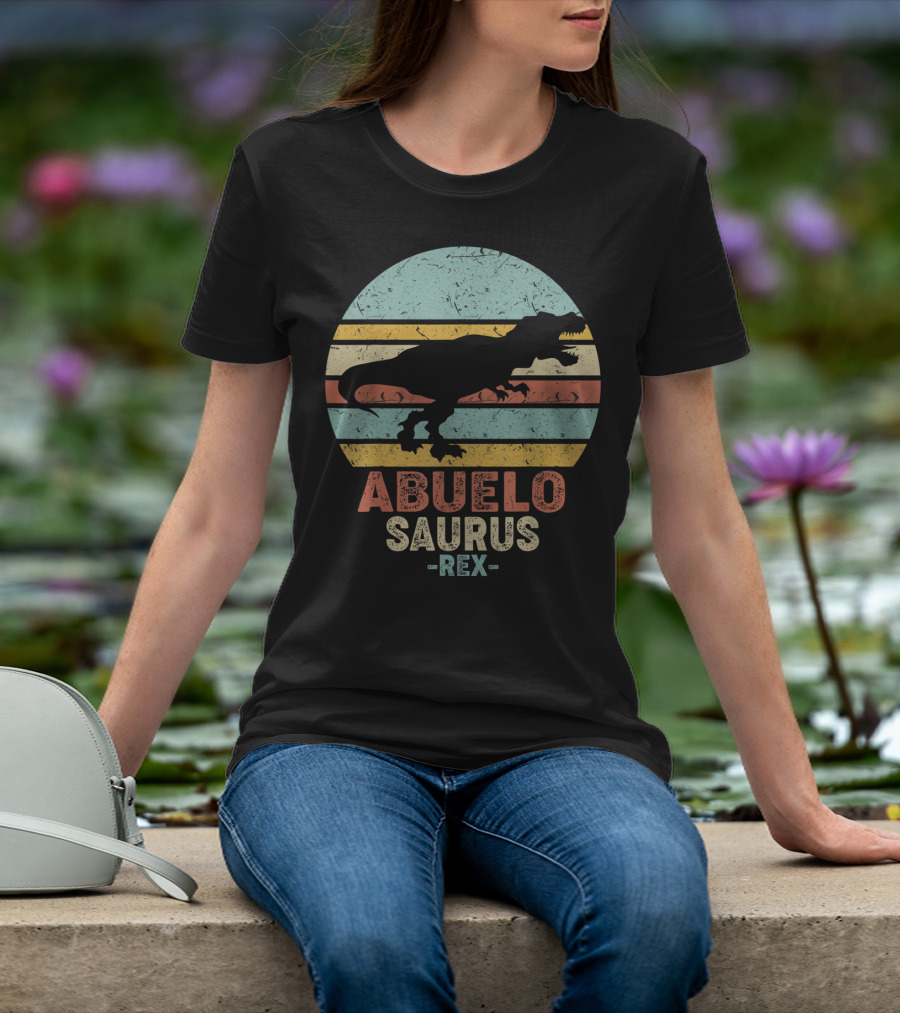 Abuelo Saurus Rex Vintage Dinosaur T-Shirt