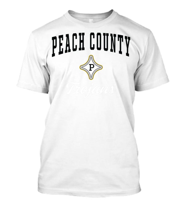 Peach County Trojans P Emblem T-Shirt
