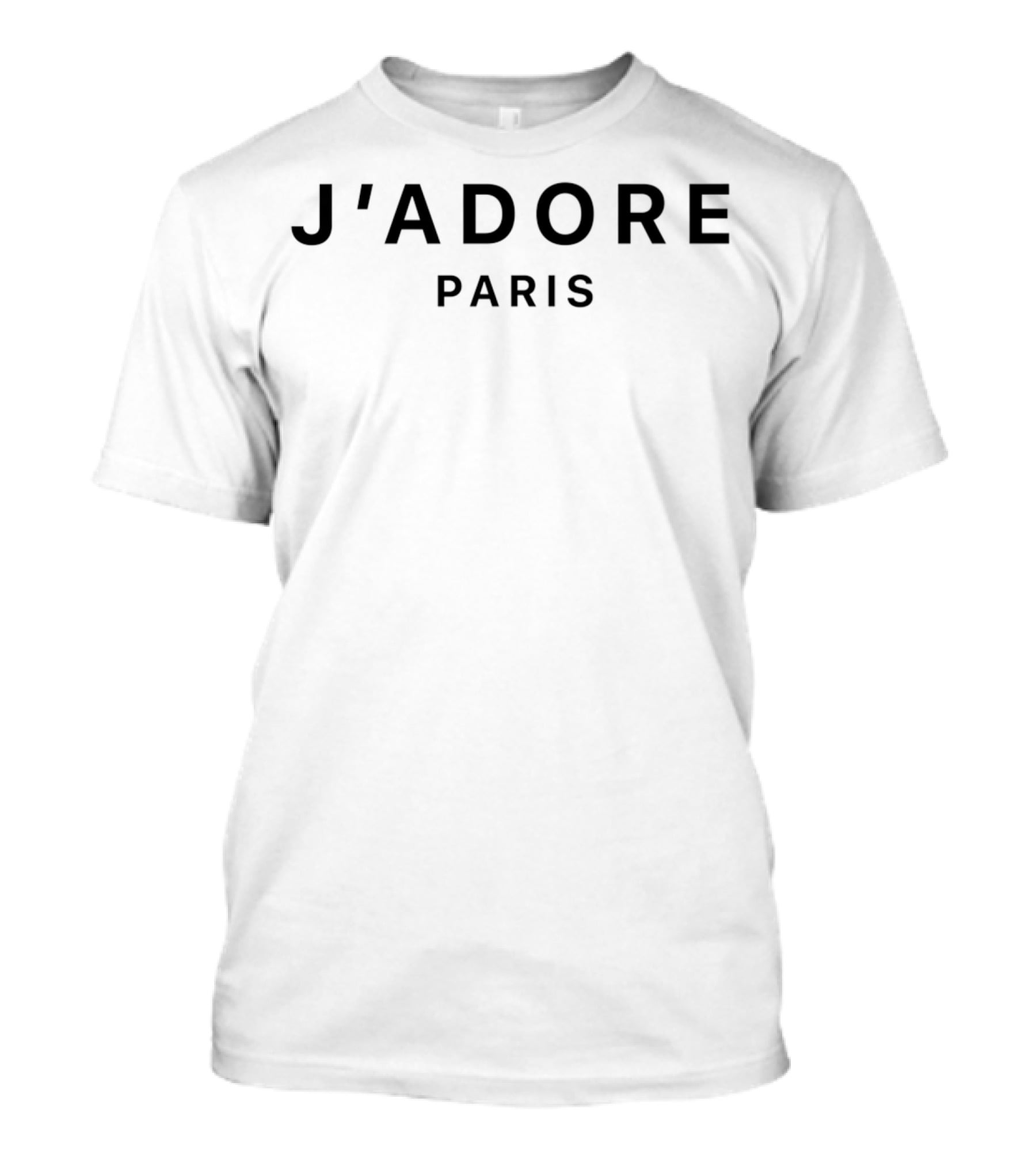J'Adore Paris I Love Paris J Adore Paris White T-Shirt