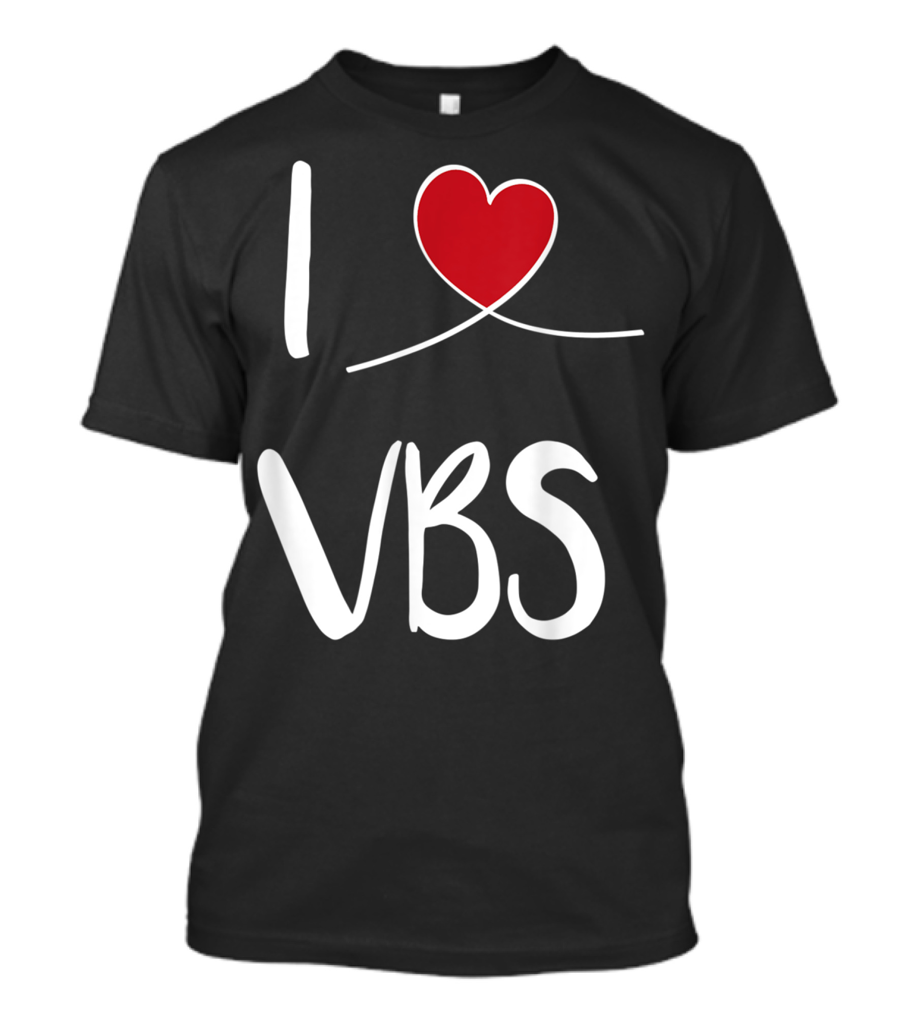 I Love VBS Cute Christian Vacation Bible School T-Shirt