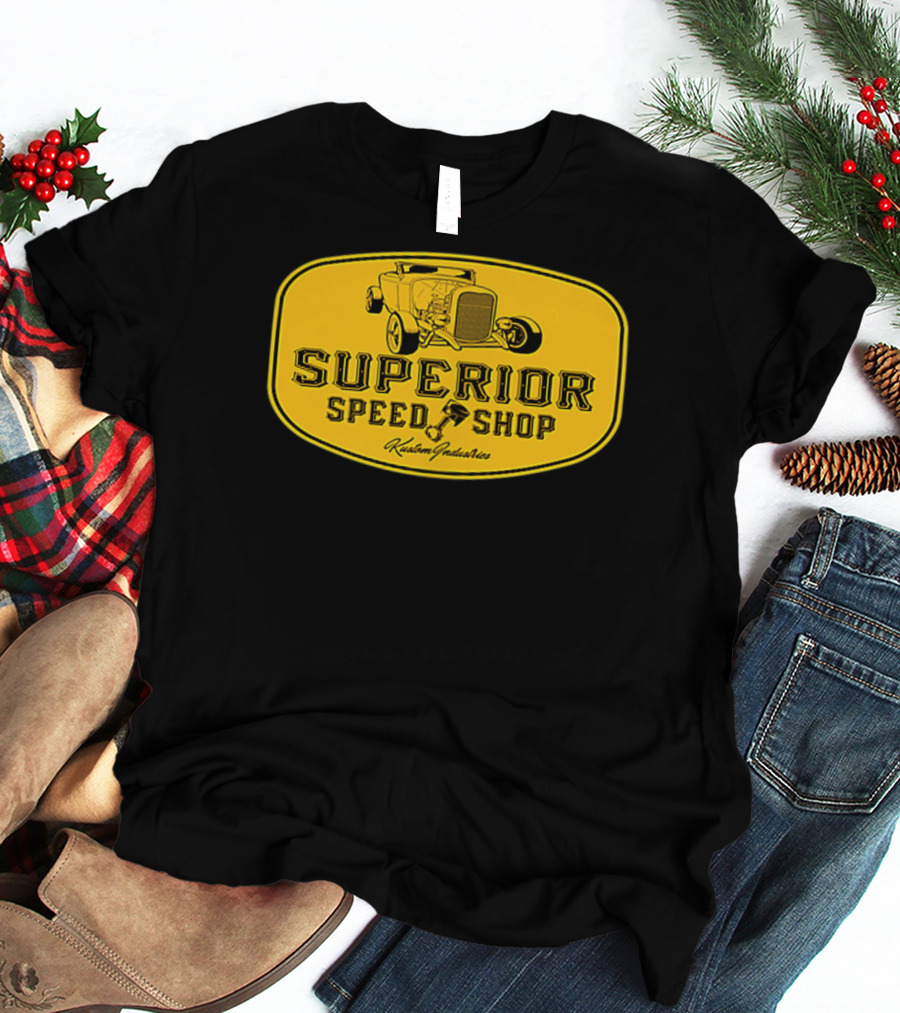 Superior Speed Shop Kustom Industries Retro Hot Rod T-Shirt