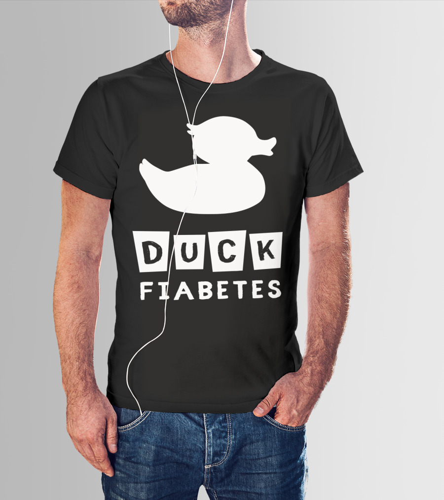 Duck Fiabetes Funny Diabetic Type 1 Diabetes T-Shirt
